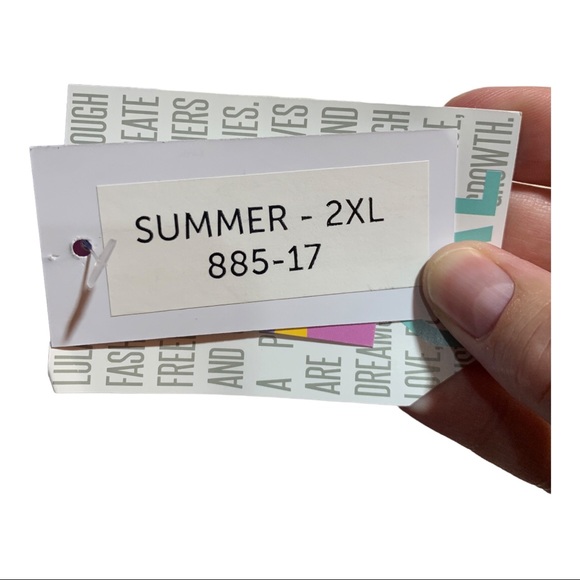 LuLaRoe Summer Dress Blue 2XL NWT - Picture 7 of 8